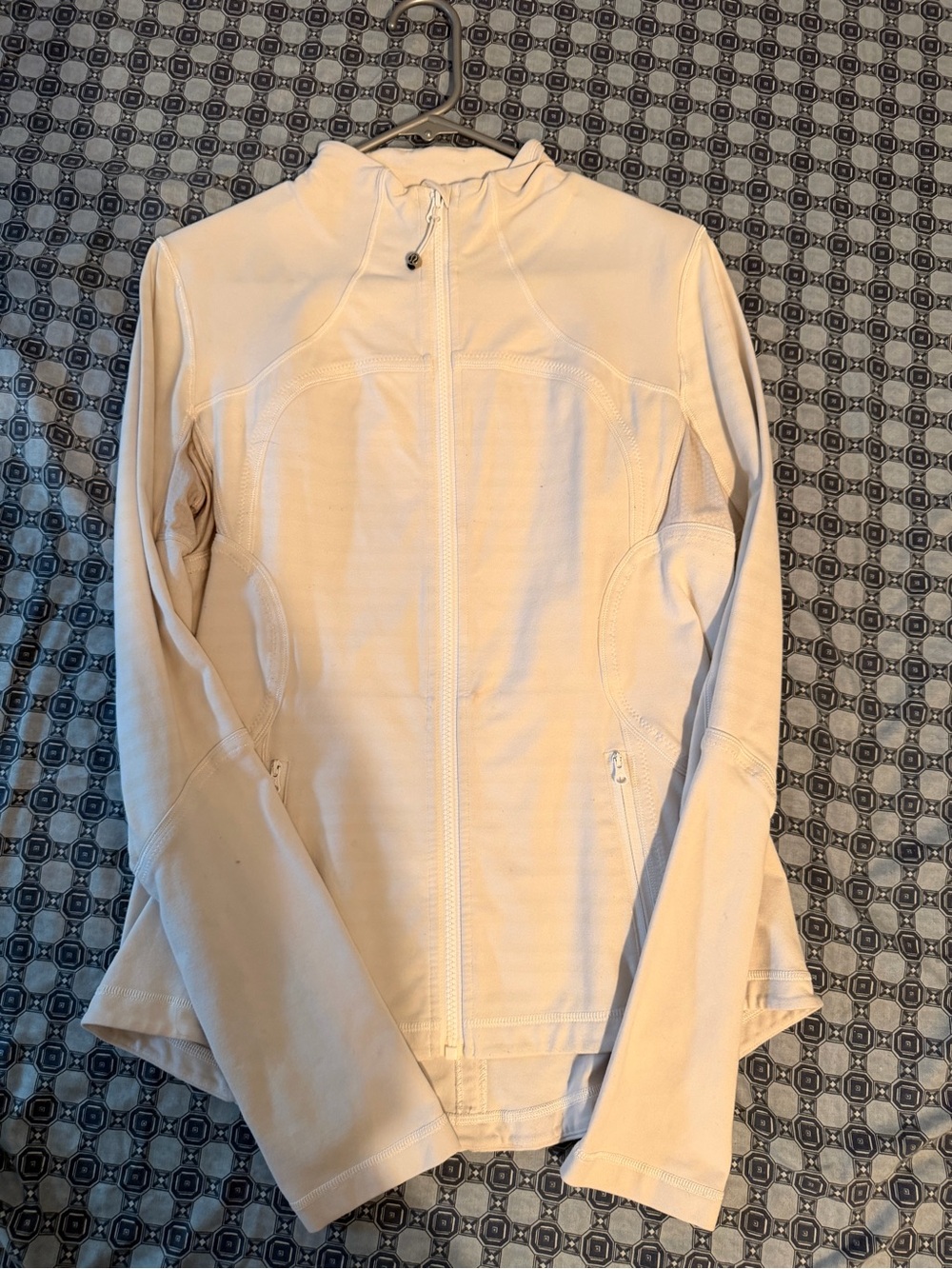 lululemon athletica Cream Full-Zip Utility Jacket